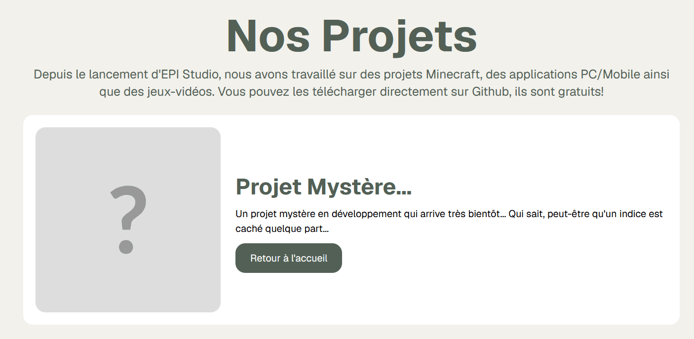 Projets